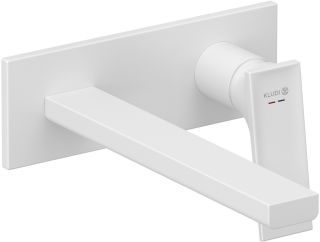 Смеситель для раковины Kludi Decus 542455375 белый матовый